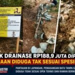 Pemasangan Batu Diduga Tanpa Galian, Proyek Drainase Rp188,9 Juta Dipertanyakan 20260822_124502